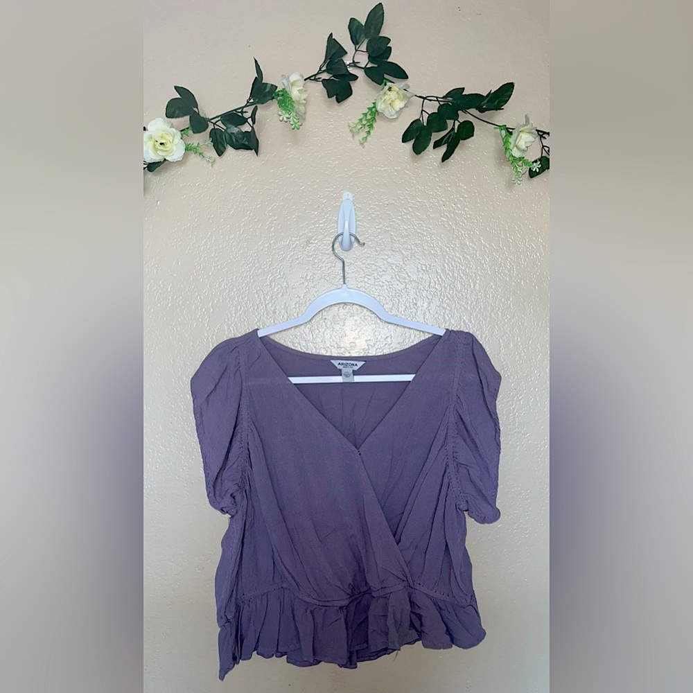 Flowy Lavender Crop-top